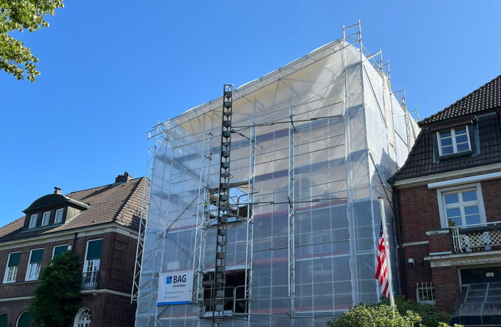 Beispielarbeit von BAG Gerüstbau GmbH - veröffentlicht auf Geruestbau.org
